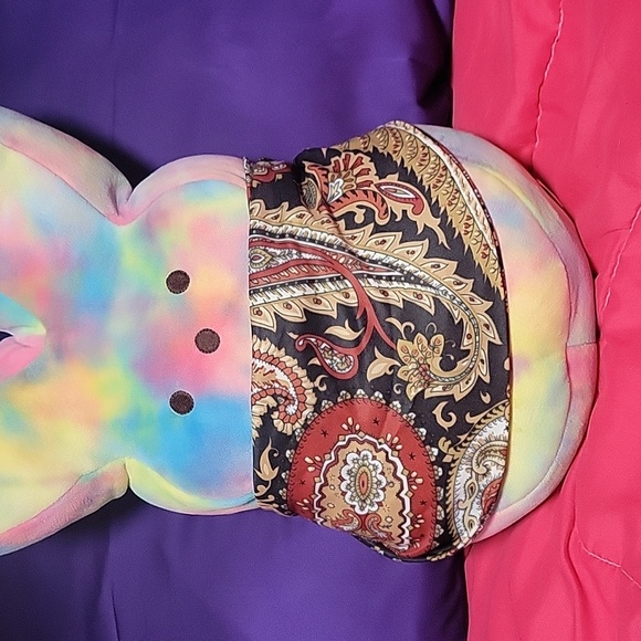 Vintage 1970's paisley dress w/ neck scarf - Picture 10 of 12